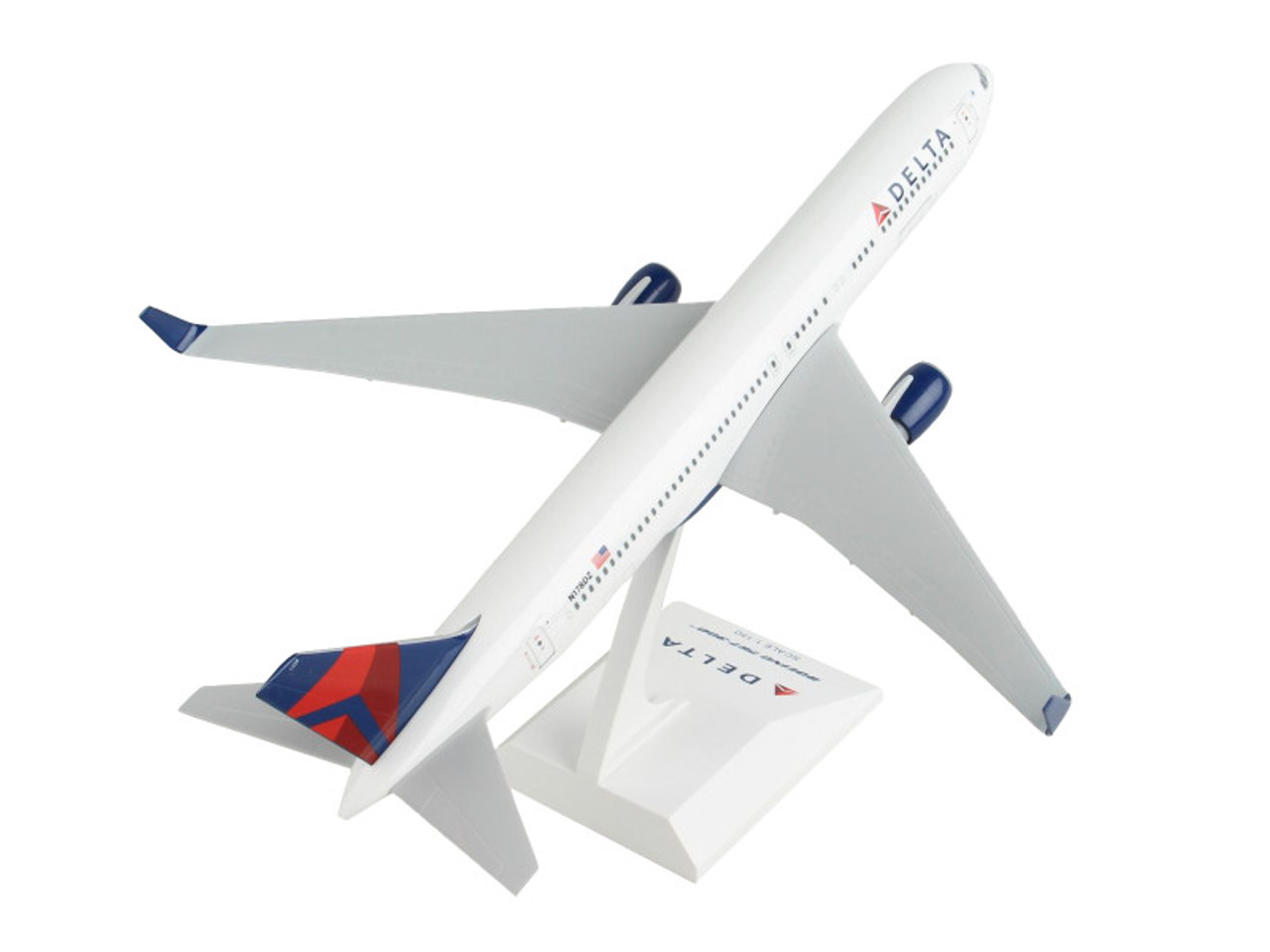 Boeing 767-300 Commercial Aircraft "Delta Air Lines" (N178DZ) White with Red and Blue (Snap-Fit) 1/150 Plastic Model by Skymarks