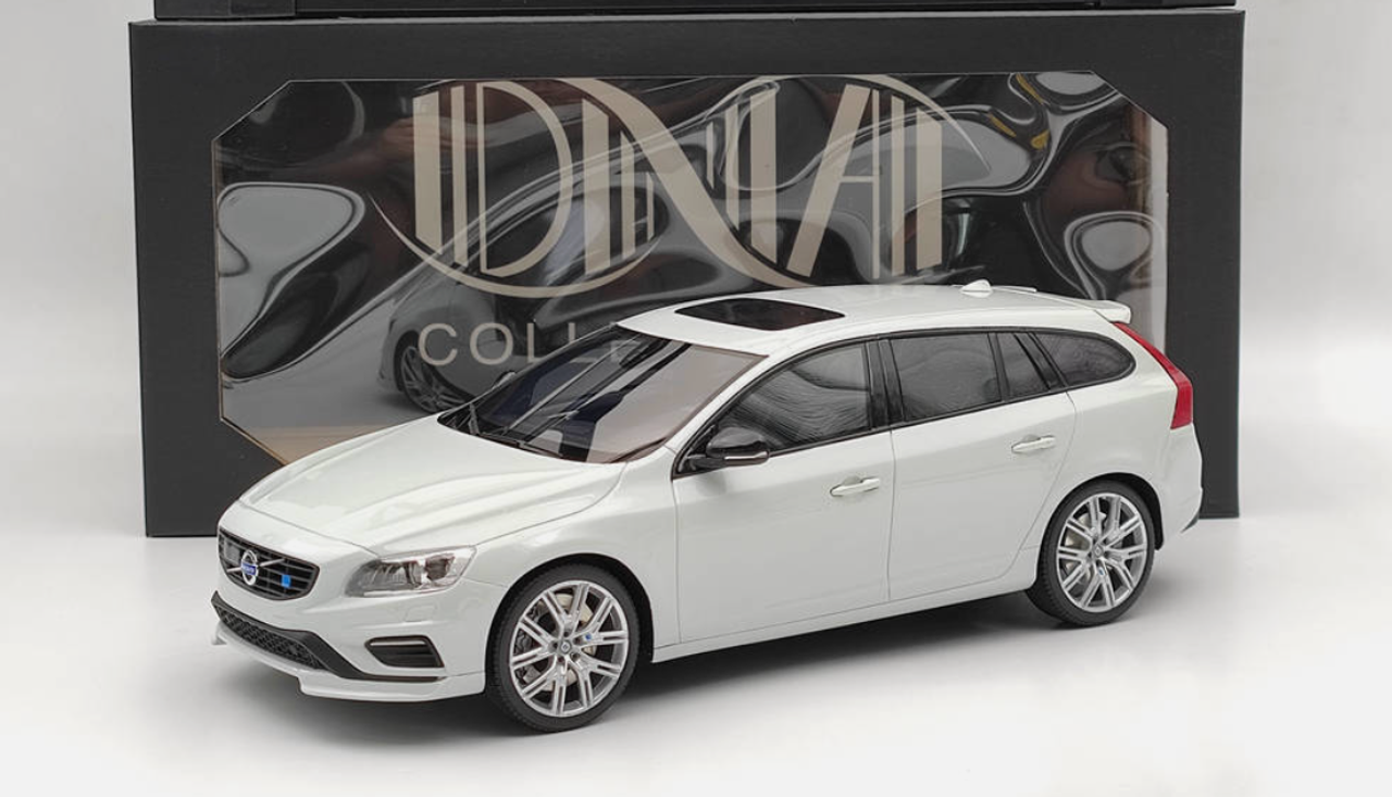 1/18 DNA Collectibles 2016 Volvo V60 T6 AWD Polestar (White) Car Model