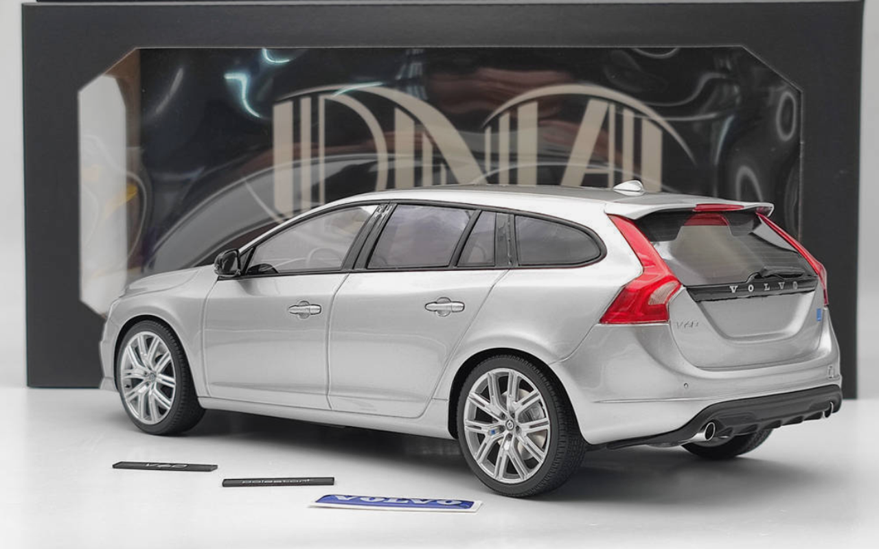 1/18 DNA Collectibles 2016 Volvo V60 T6 AWD Polestar (Silver) Car Model