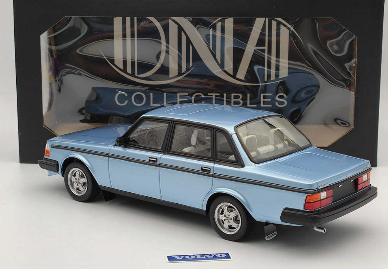 1/18 DNA Collectibles 1981 Volvo 244 Turbo (Light Blue) Car Model