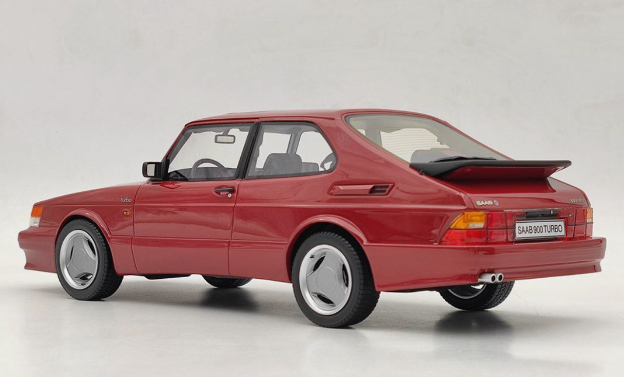 1/18 DNA Collectibles 1988 Saab 900 Turbo T16 Airflow (Cherry Red) Car Model