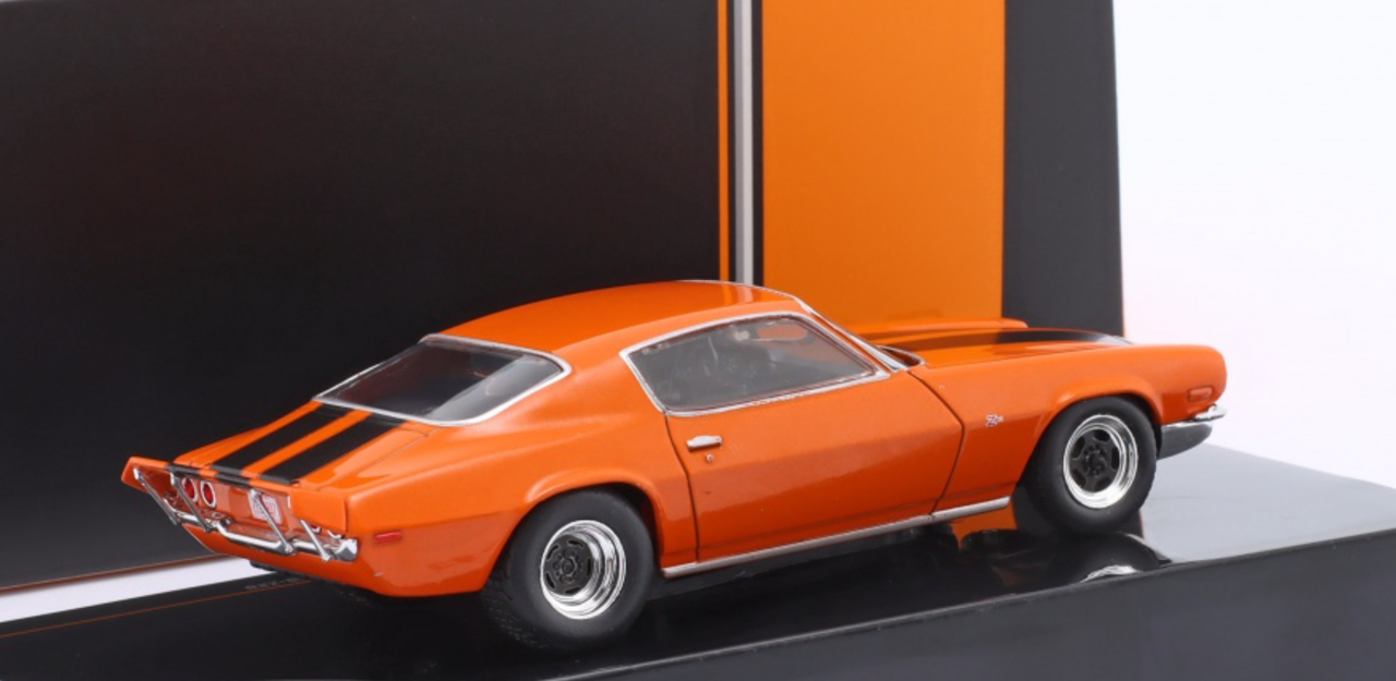 1/43 Ixo 1972 Chevrolet Camaro RS-Z28 (Orange with Black Stripes) Car Model