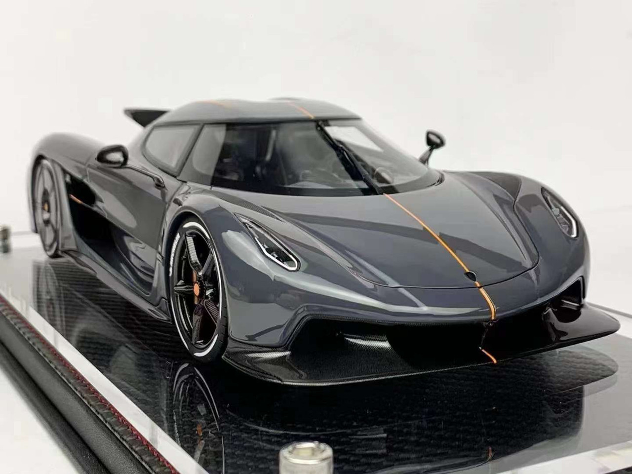 1/18 Frontiart Koenigsegg Jesko Absolut (Graphite Grey) Car Model