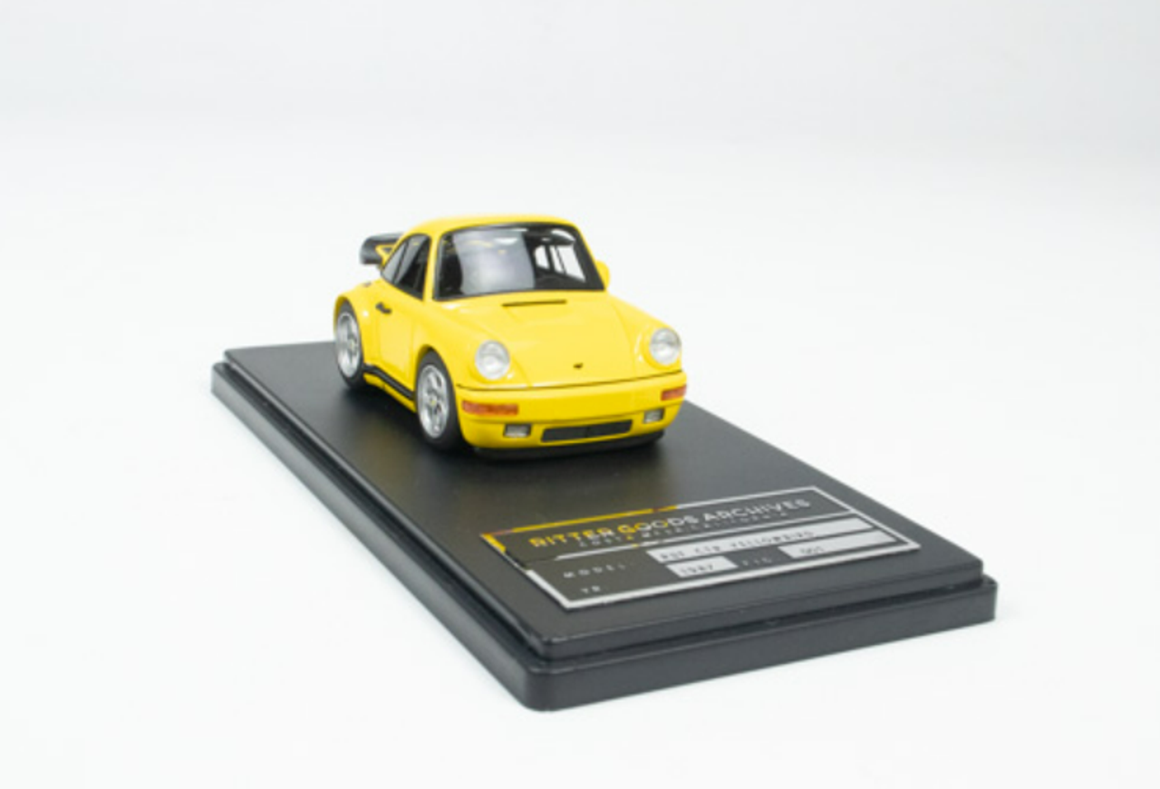 1/43 Tarmac Works Ritter Goods Porsche 911 (964)1987 RUF CTR ‘YELLOWBIRD‘ Resin Car Model