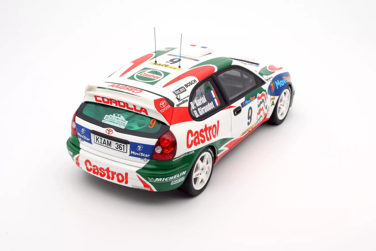 1/18 OTTO 1998 Toyota Corolla WRC #9 Car Model - LIVECARMODEL.com