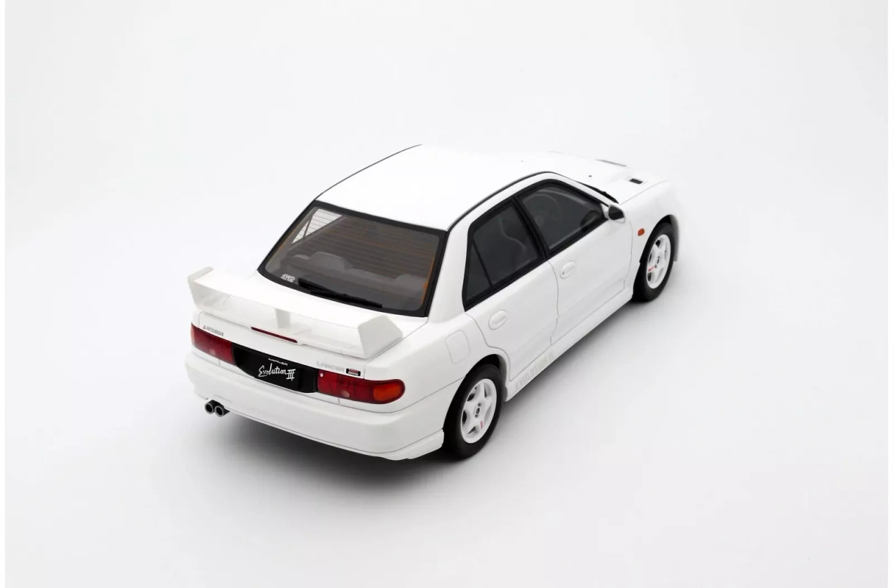 OTTO 1/18 ランサー エボリューションⅢ ホワイト ランエボ3 1/18 OTTO 1995 Mitsubishi Lancer EVO III (White) Car Model