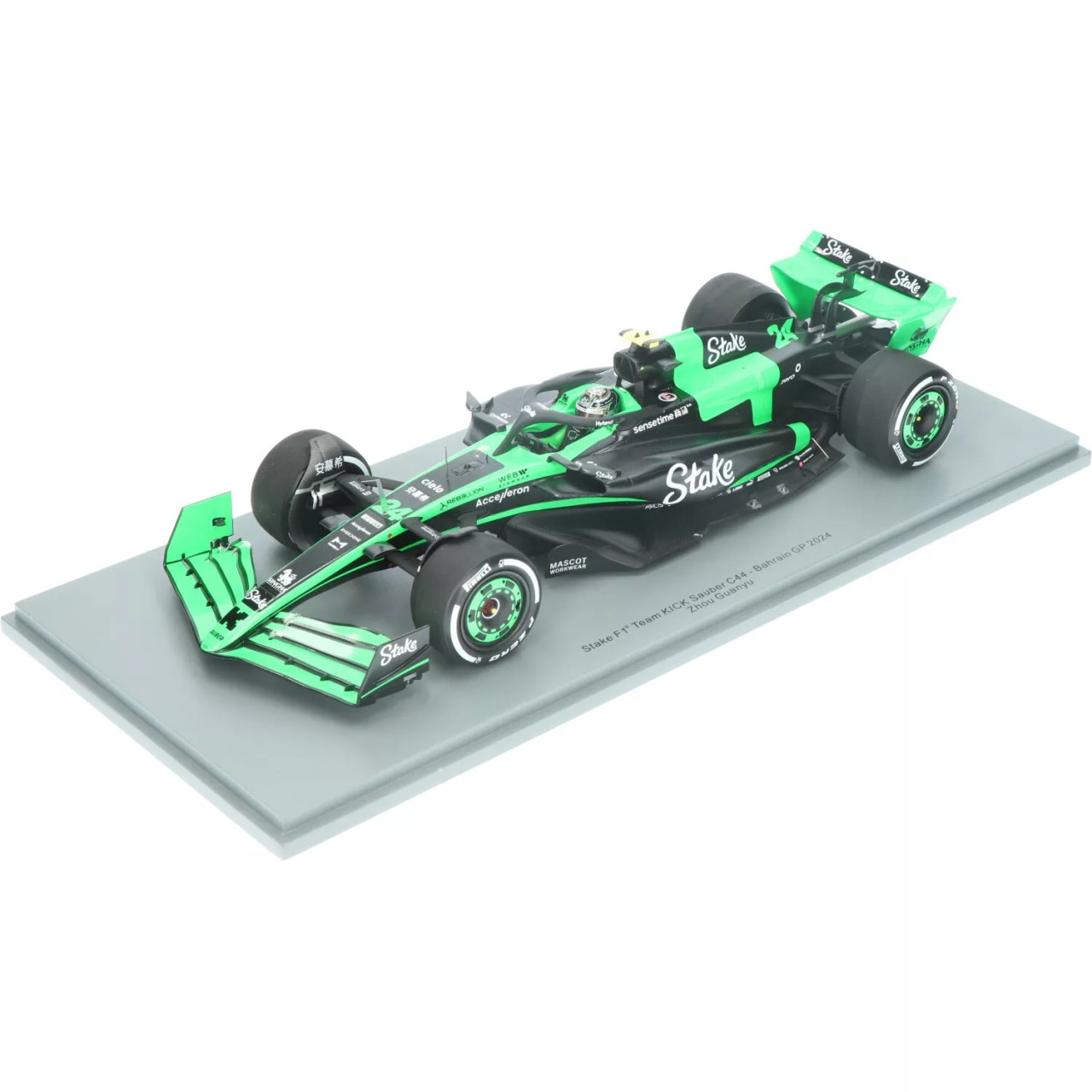 1/18 Spark 2024 Formula 1 Zhou Guanyu KICK Sauber C44 #24