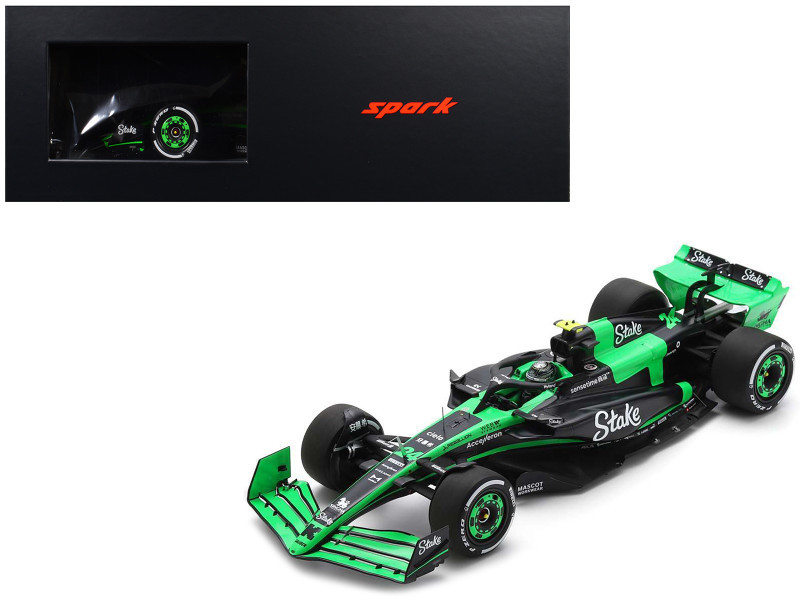 1/18 Spark 2024 Formula 1 Zhou Guanyu KICK Sauber C44 #24 Bahrain