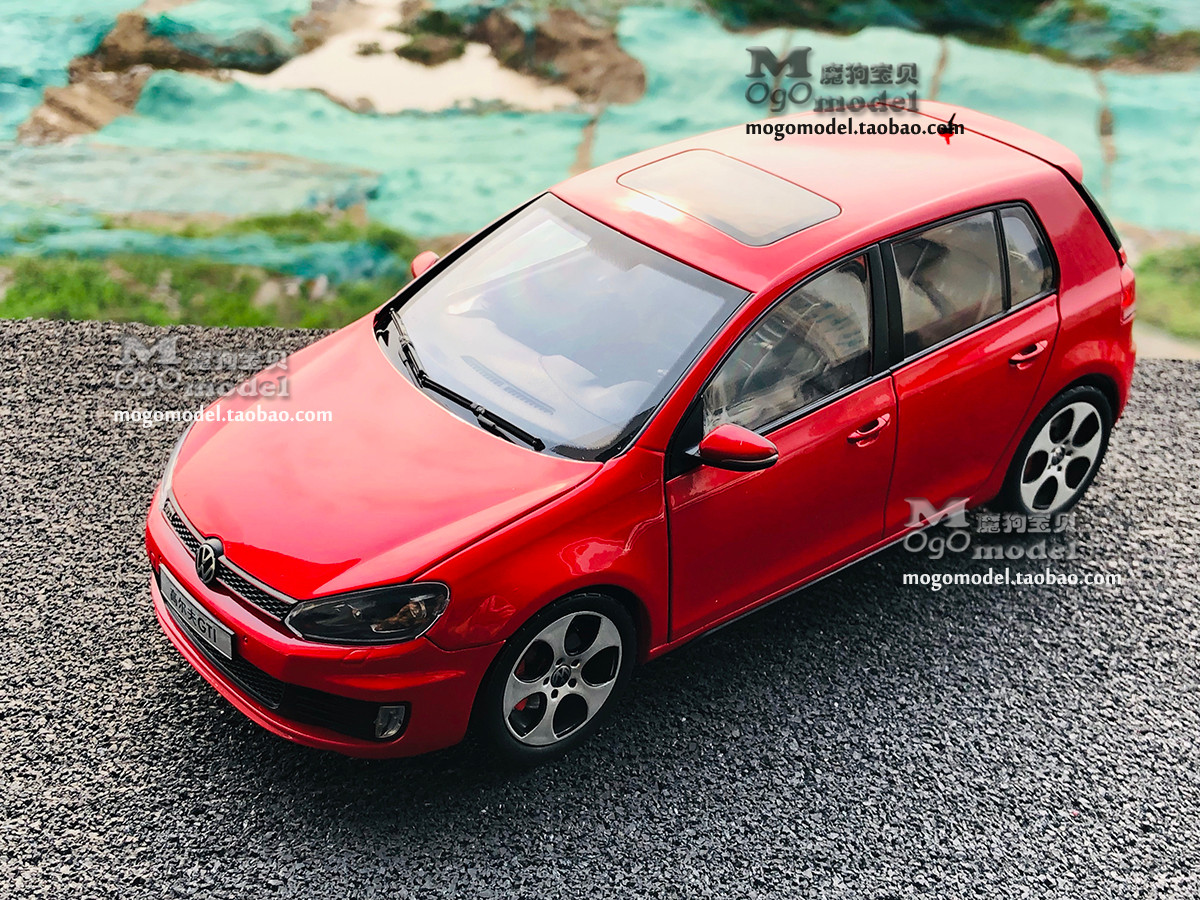 1/18 Dealer Edition Volkswagen VW Golf GTI VI 6 Four Door (Red