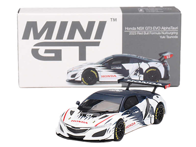 1/64 Mini GT Honda NSX GT3 EVO AlphaTauri Yuki Tsunoda 2023 Red