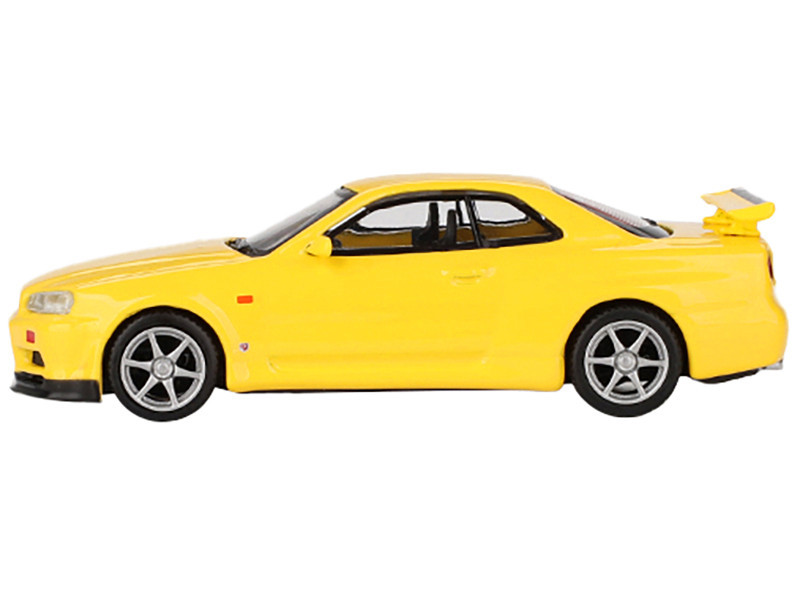 1/64 Mini GT Nissan Skyline GT-R (R34) V-Spec (Lightning Yellow