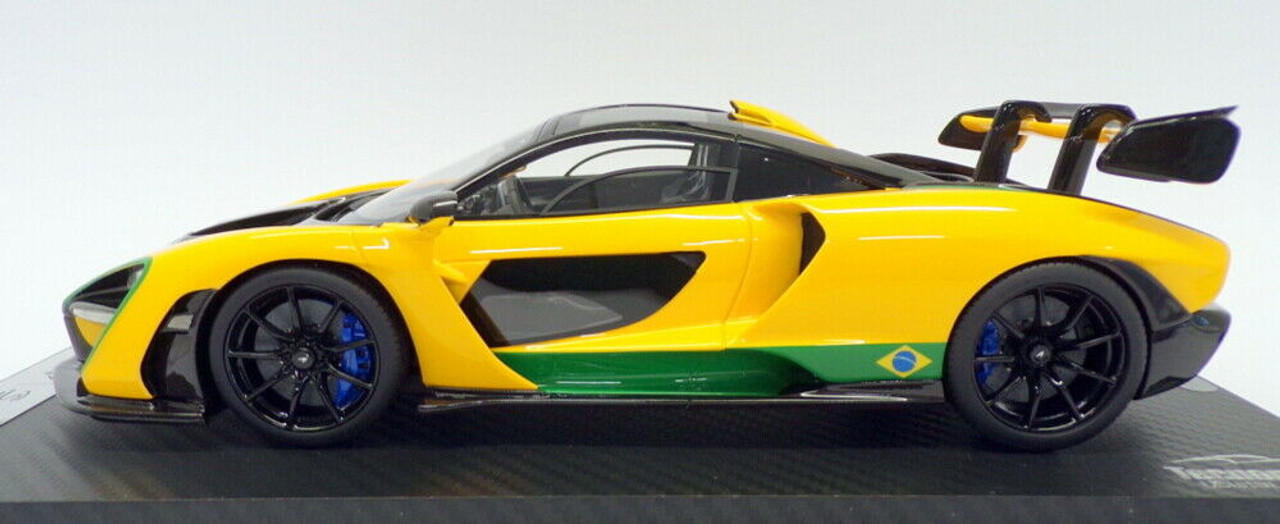 1/18 Tecnomodel McLaren Senna (Brazil Yellow Color) Resin Car Model