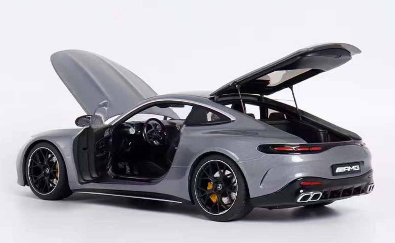 1/18 Dealer Edition 2023 Mercedes-Benz AMG GT63 (Grey) Diecast Car Model