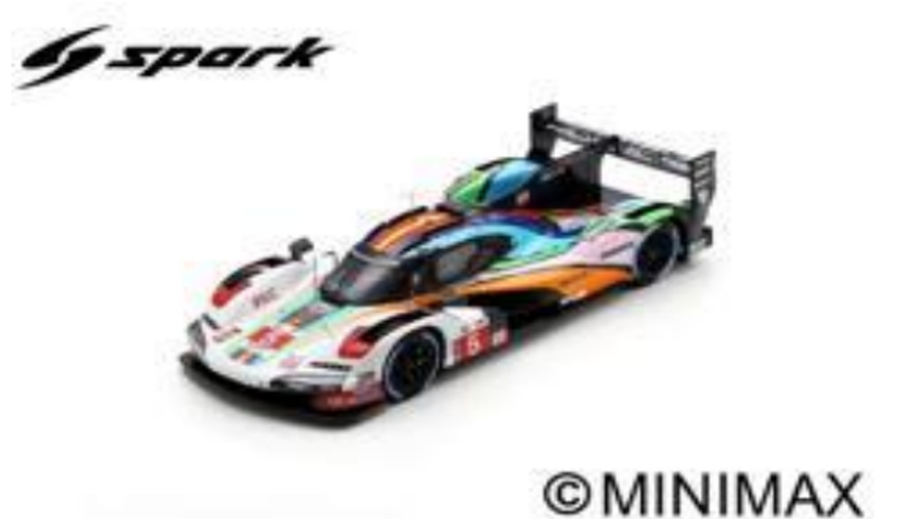 1/18 Spark 2023 Porsche 963 #5 Porsche Penske Motorsport Le Mans 24H D. Cameron - M. Christensen - F. Makowiecki Car Model