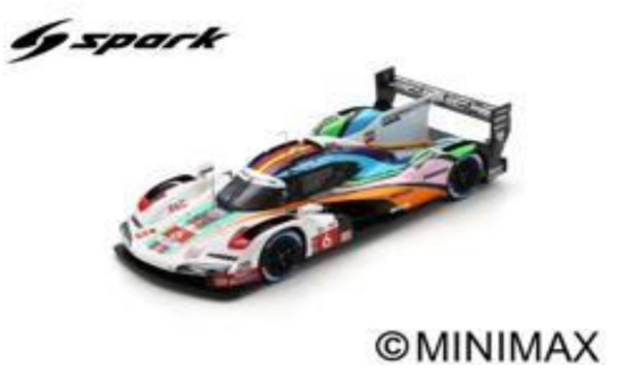 1/43 Spark 2023 Porsche 963 #6 Porsche Penske Motorsport Le Mans 24H K. Estre - A. Lotterer - L. Vanthoor Car Model
