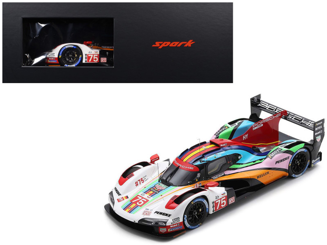 1/43 ポルシェ 963 デイトナ 2023 Penske 6号車 Spark Spark 1:43 Penske Porsche 963 #6 24h Daytona 2023 Cameron