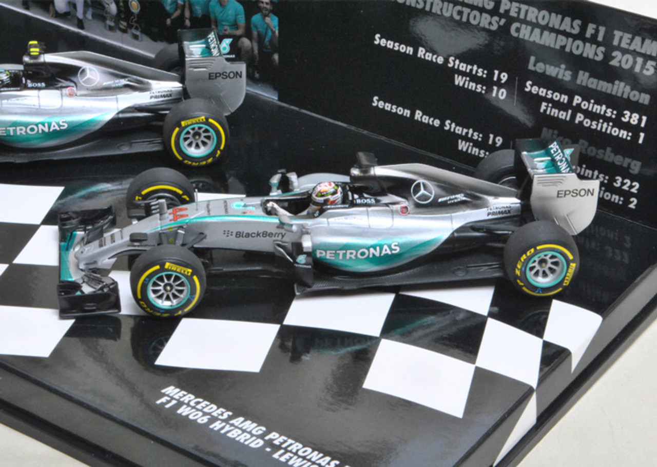 1/43 Minichamps Formula 1 Mercedes AMG Petronas Team W06 Lewis