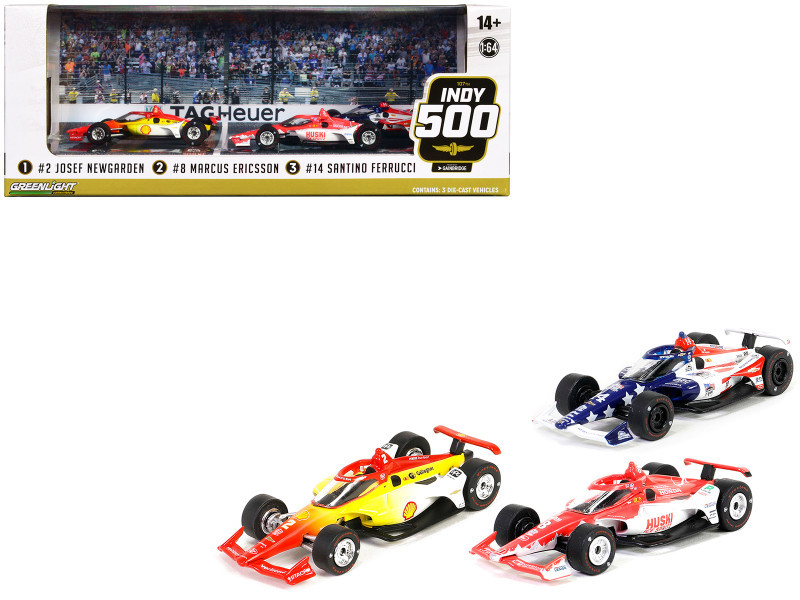 グリーンライト2022 インディアナポリス500 ポディウム　3カーセット 107th Indianapolis 500