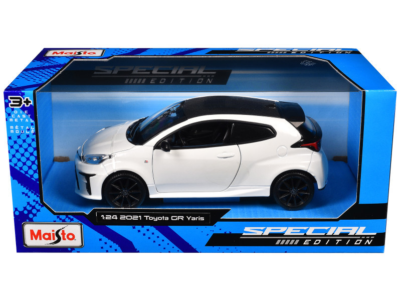 トイ 2021 Toyota GR Yaris White with Carbon Top 