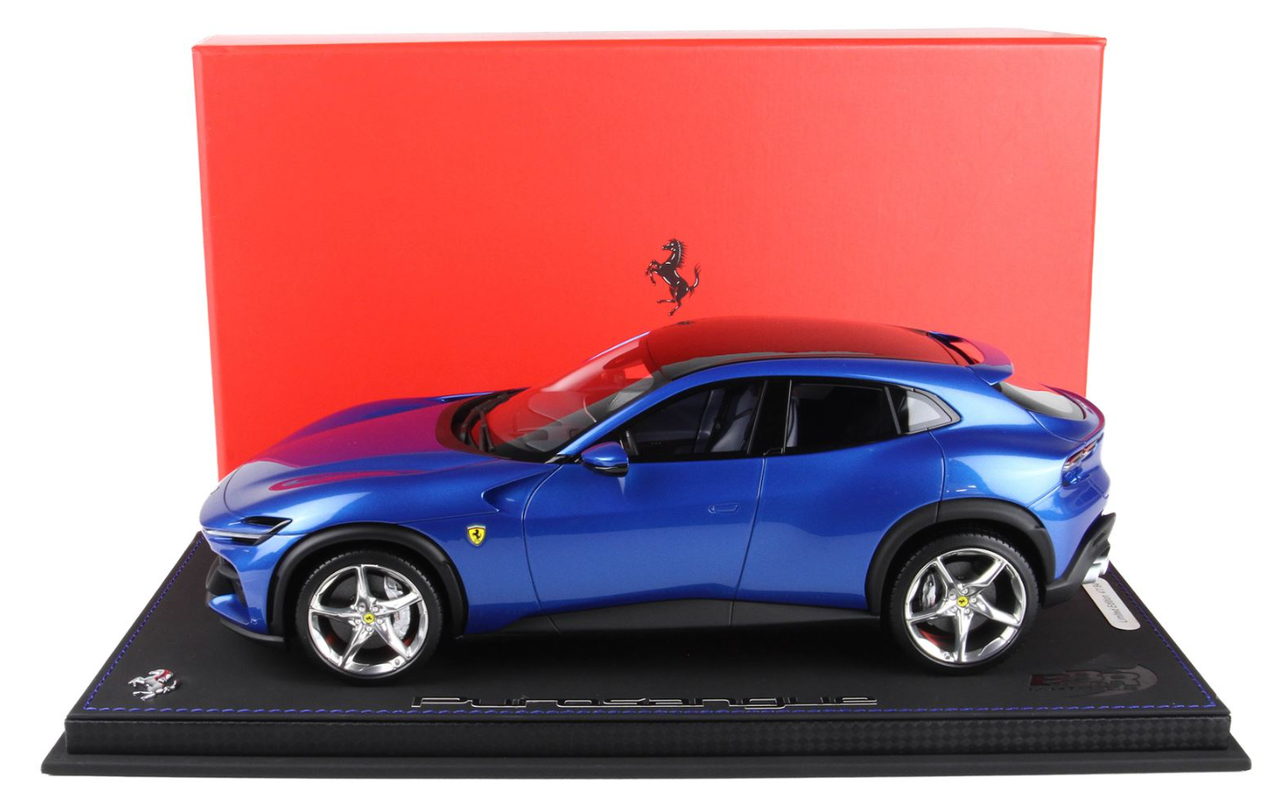 1/18 BBR Ferrari Purosangue (Racing Blue) Car Model Limited 84 Pieces