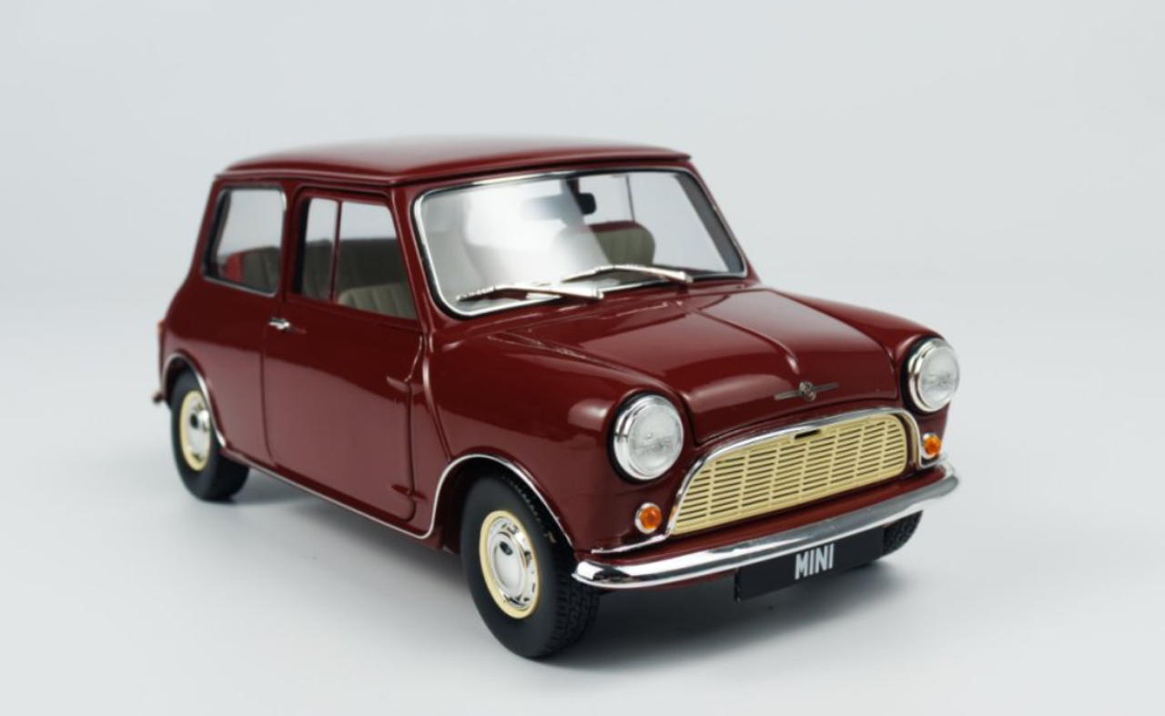 1/18 Kyosho 1964 Morris Mini Minor (Cherry Red) Diecast Car Model