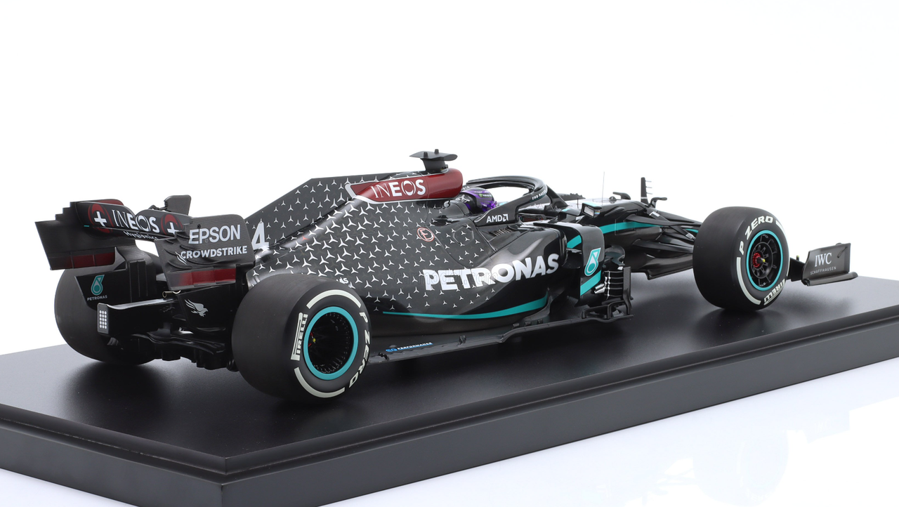 1/12 Minichamps 2020 Formula 1 Lewis Hamilton Mercedes-AMG F1 W11 #44 Winner British GP Car Model Limited 111 Pieces