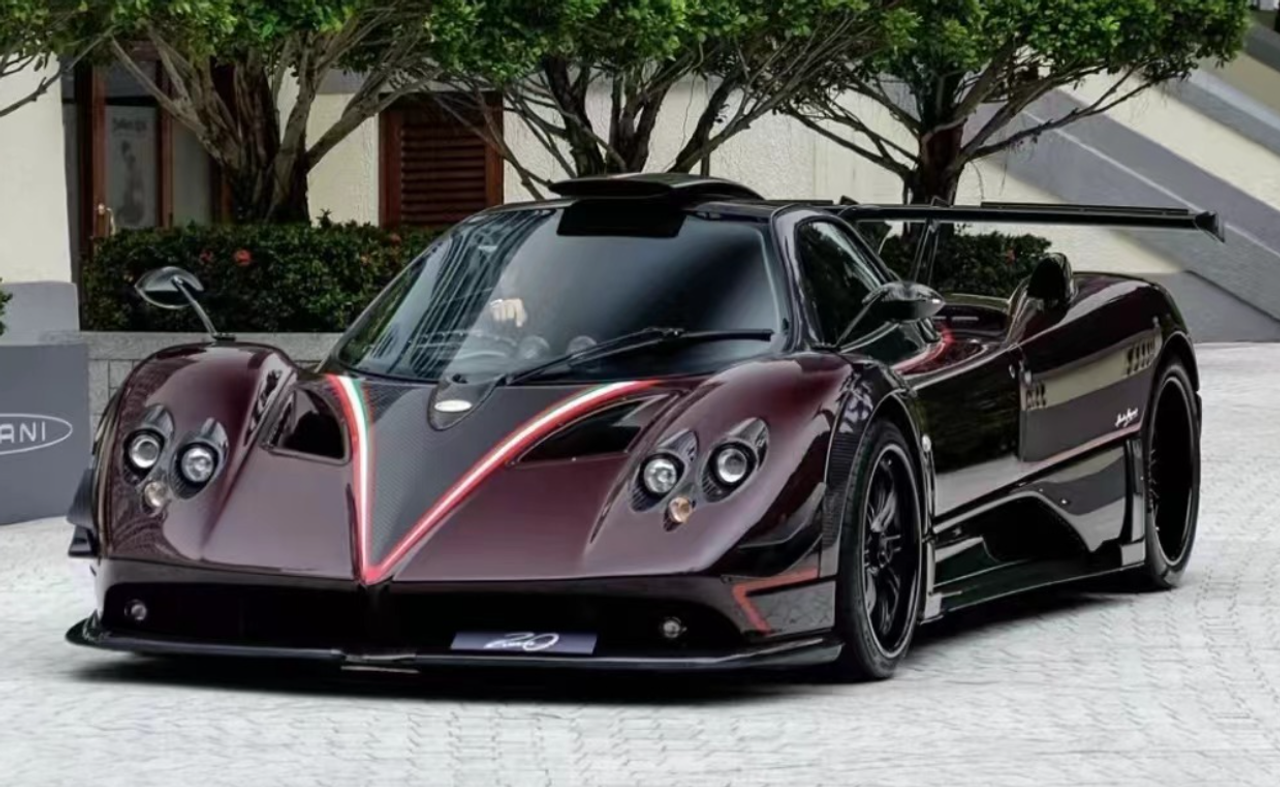 1/18 HH Model Pagani Zonda 760 Fantasma EVO (Purple) Car Model Limited 30 Pieces