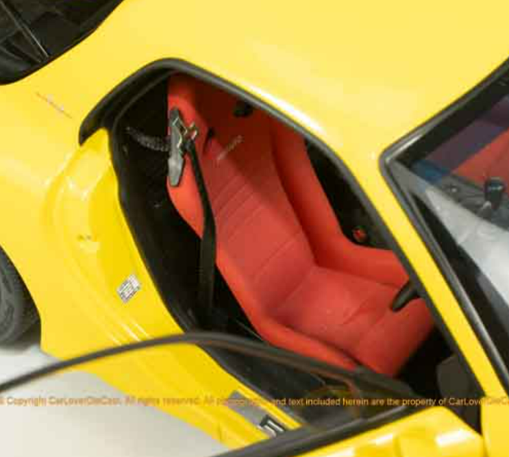 1:18 POLAR MASTER Mazda RX-7 SPEED PLM22-002-1 – Modèle Diecast Jaune