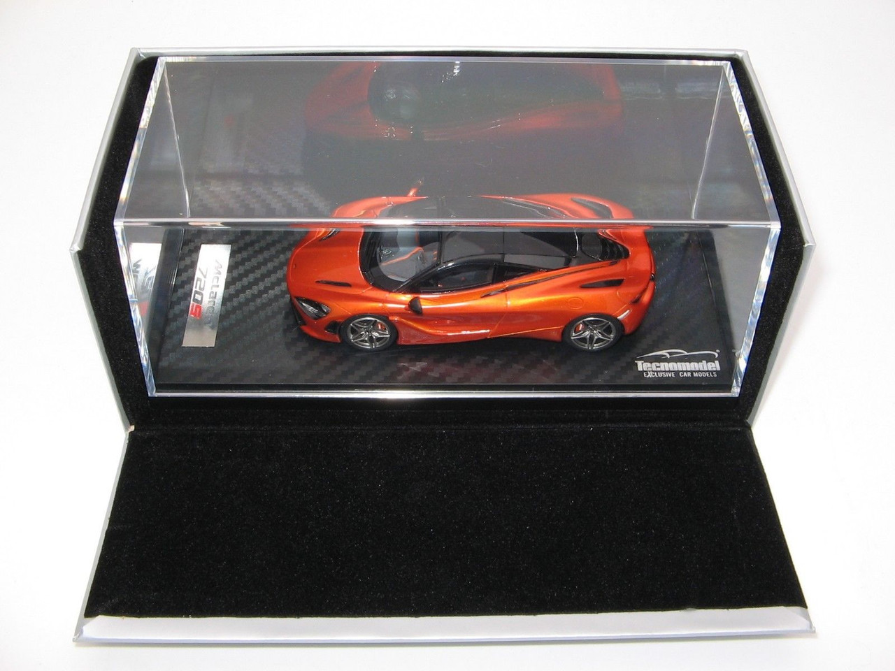 1/43 Scale Tecnomodel Mclaren 720S Azores Orange Géneva Autoshow