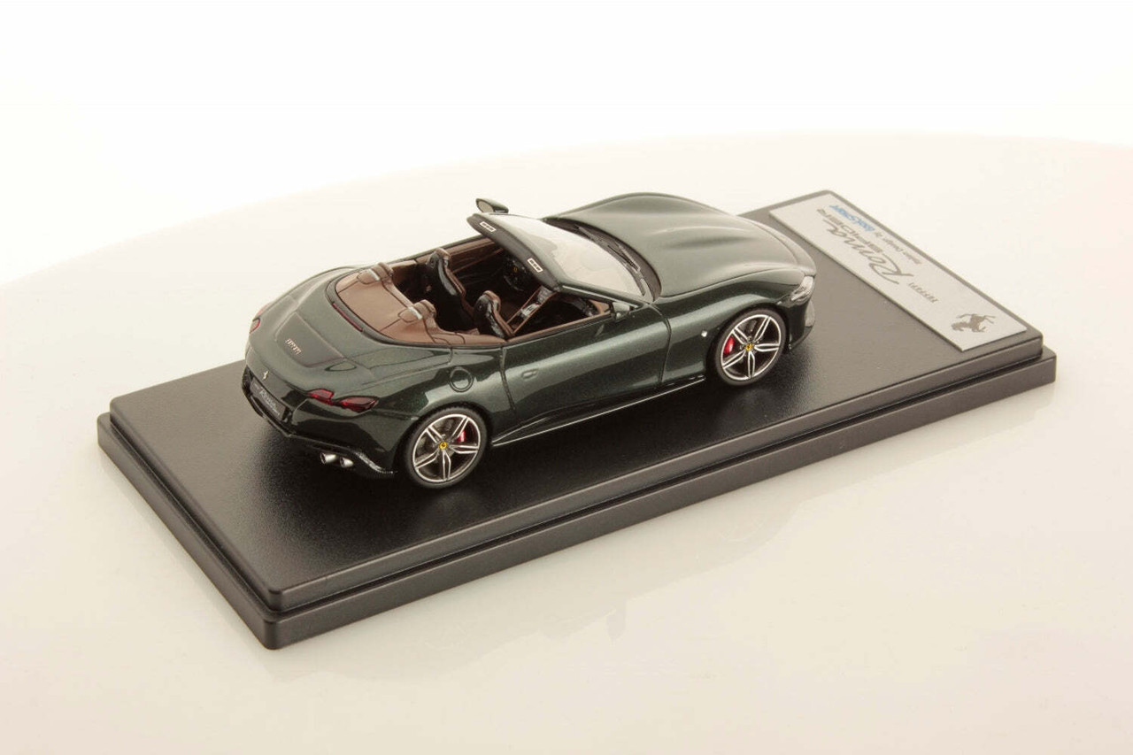 1/43 Looksmart 2023 Ferrari Roma Spider (Zeltweg Green) Car Model