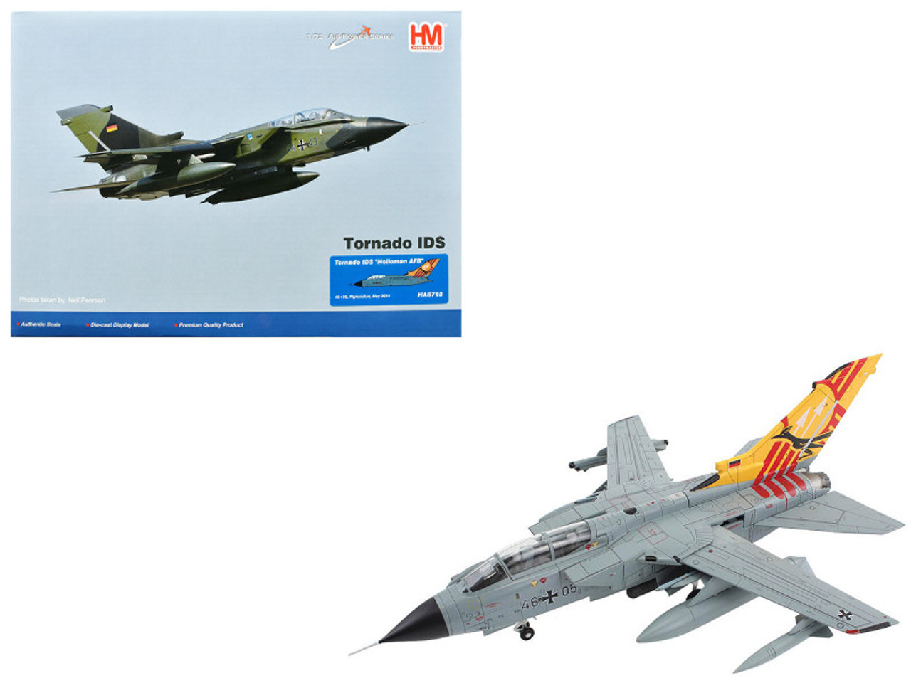 Panavia Tornado IDS Aircraft "FlgAusZLw Holloman AFB" (2014) German Luftwaffe "Air Power Series" 1/72 Diecast Model by Hobby Master