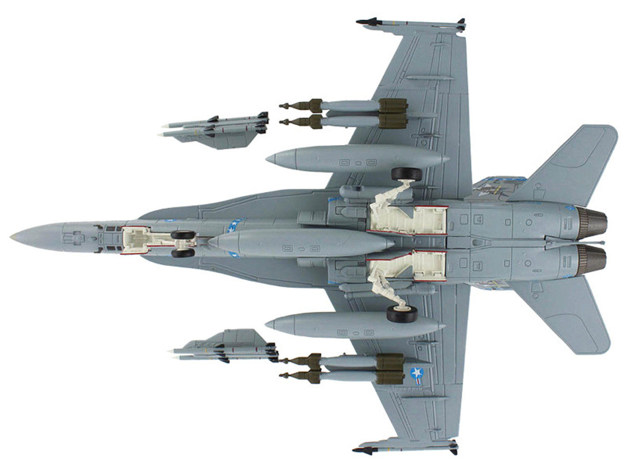 McDonnell Douglas F/A-18C Hornet Aircraft "VMFA-112 Cowboys" (2020) United States Marines "Air Power Series" 1/72 Diecast Model by Hobby Master