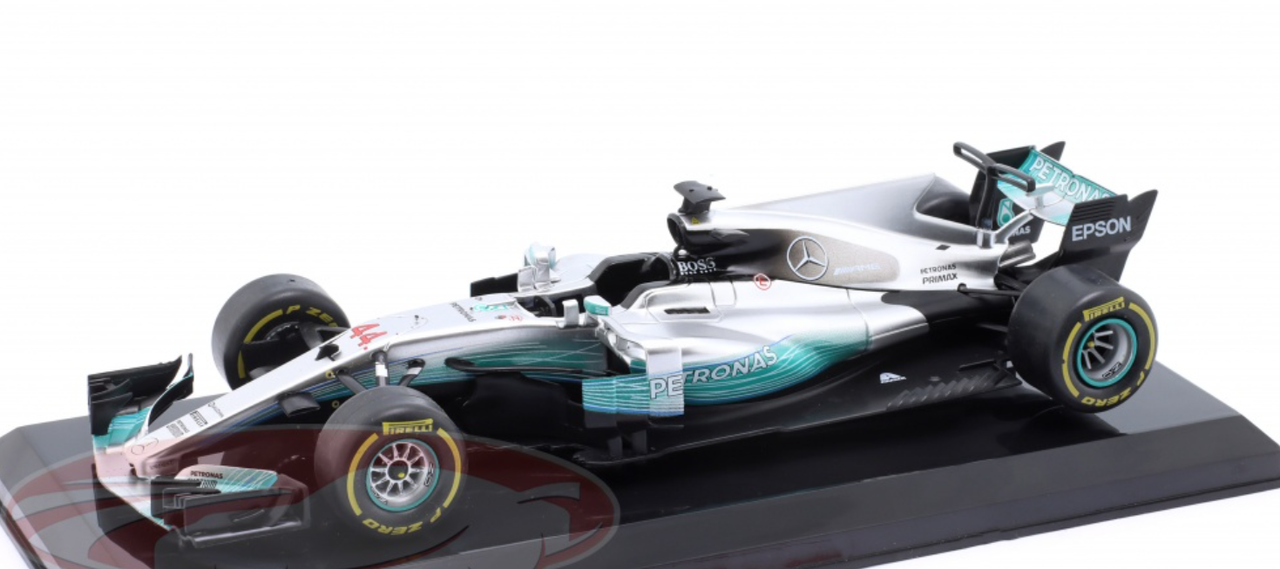 1/24 Premium Collectibles 2017 Formula 1 Lewis Hamilton Mercedes-AMG F1 W08 #44 Formula 1 World Champion Car Model