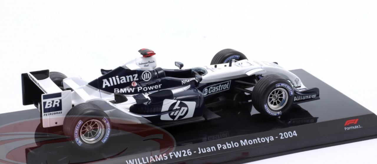 1/24 Premium Collectibles 2004 Formula 1 Juan Pablo Montoya Williams FW26 #3 Car Model