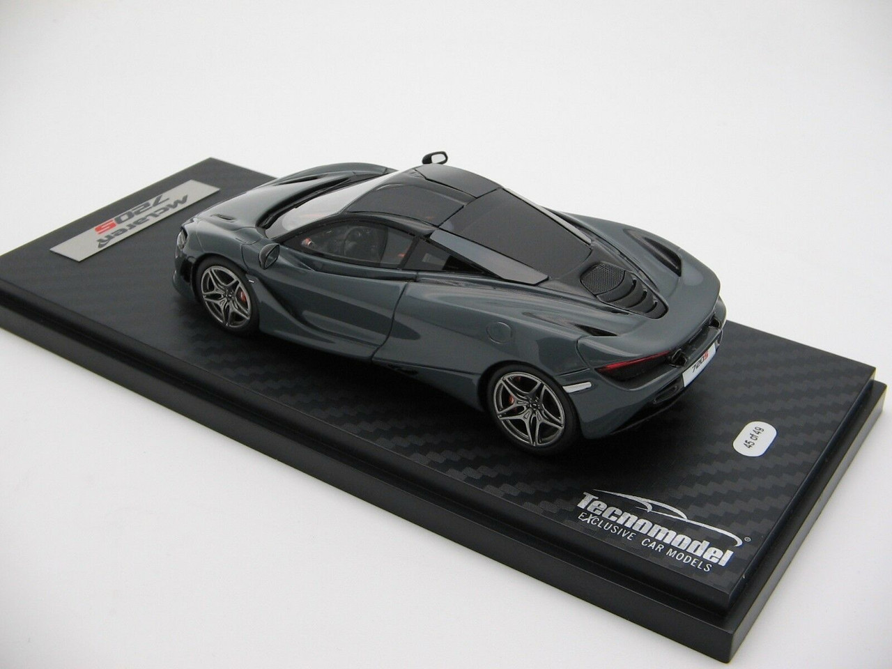 1/43 Scale Tecnomodel Mclaren 720S Chicane Grey Car Model Limited 49