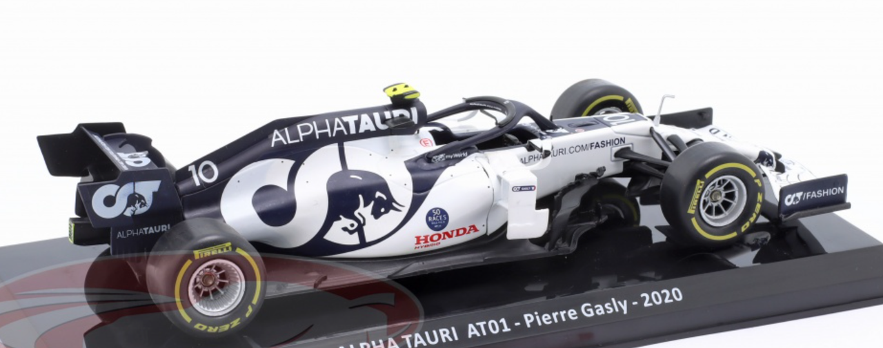 1/24 Premium Collectibles 2020 Formula 1 Pierre Gasly AlphaTauri AT01 #10 Car Model