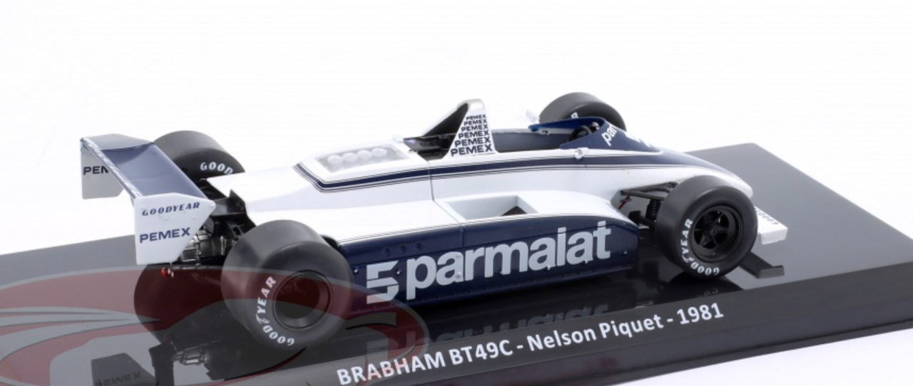 1/24 Premium Collectibles 1981 Formula 1 Nelson Piquet Brabham BT49C #5 Car Model