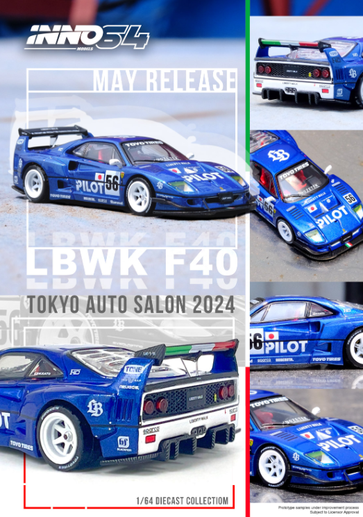 F40 Tokyo Auto Salon 1⁄64 Ferrari LBWK 0 1 Inno64 1:64 INNO64