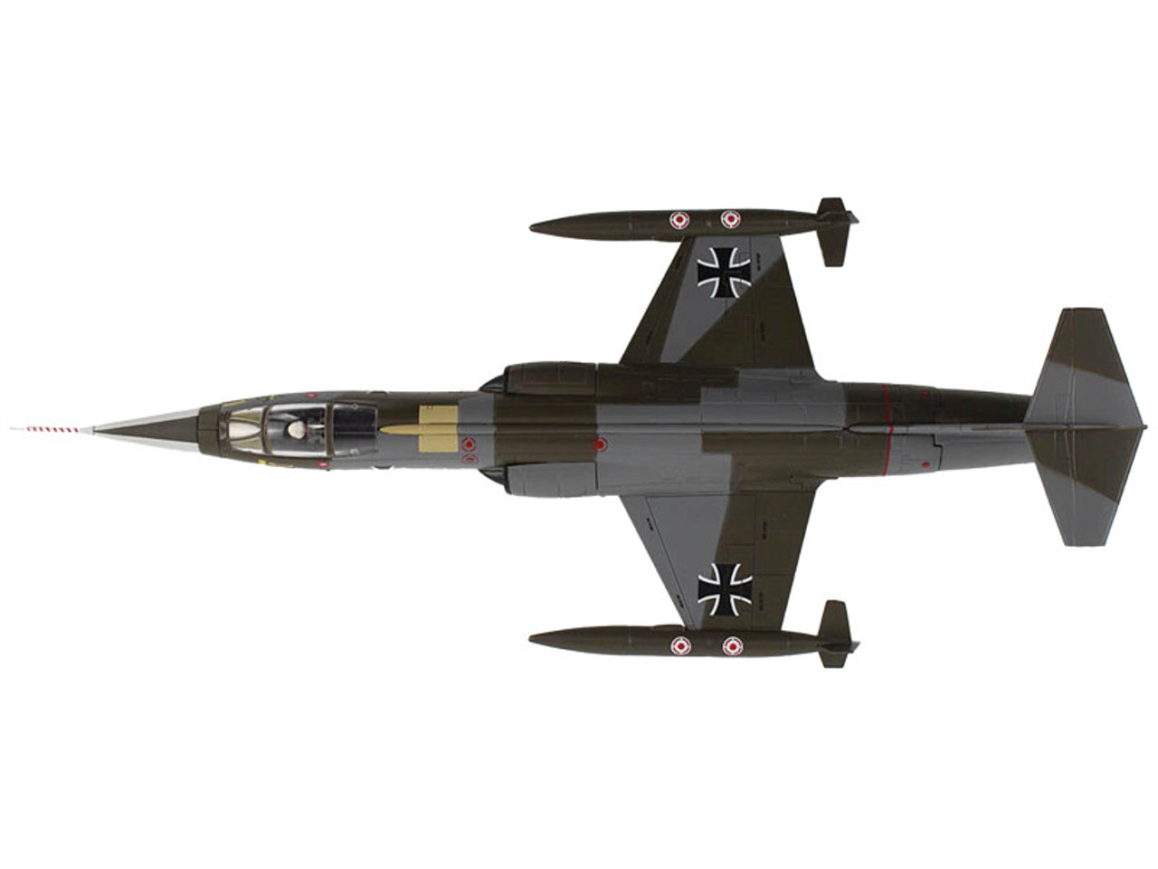 Lockheed RF-104G Starfighter Fighter Aircraft "AG 51 Immelmann" (1966) German Luftwaffe "Air Power Series" 1/72 Diecast Model by Hobby Master