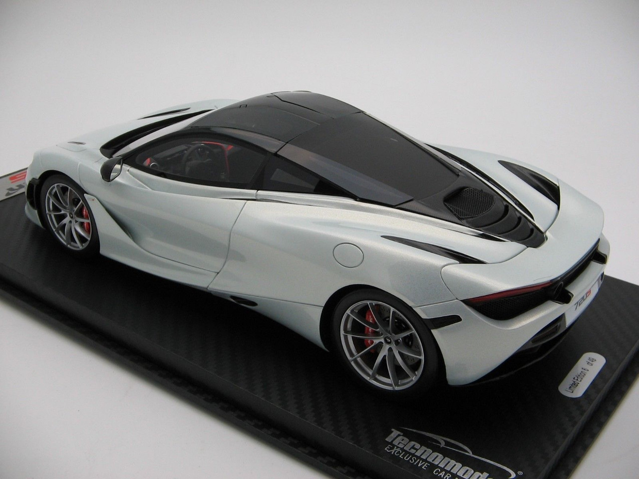 1/18 Tecnomodel McLaren 720S (Ice Silver) Resin Car Model Limited 49 Pieces