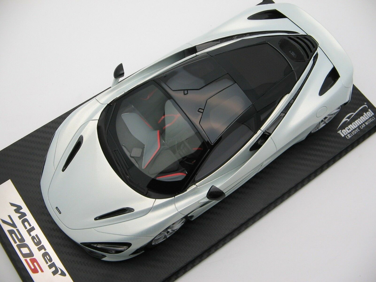 1/18 Tecnomodel McLaren 720S (Ice Silver) Resin Car Model Limited 49 Pieces