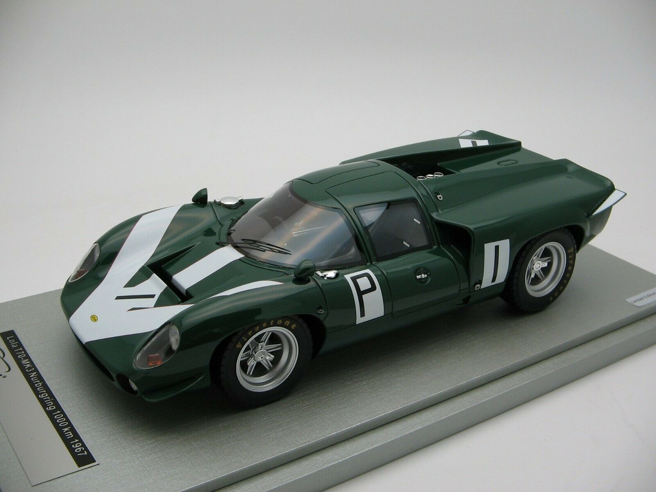 1/18 Scale Tecnomodel Lola T70 MK3 Nurburgring 1000 km 1967 Car #1P J.Surtees D.Hobbs Resin Car Model Limited 90 Pieces 1/18 Scale Tecnomodel Lola T70 MK3 Nurburgring 1000 km 1967 Car #1P J.Surtees D.Hobbs Resin Car Model Limited 90 Pieces