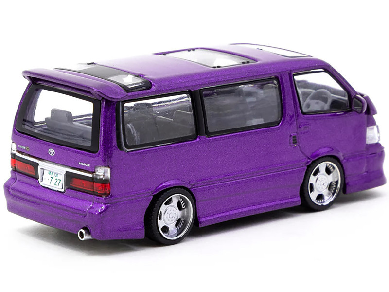 マイバッハ 1/64 Tarmac Works Toyota Hiace Wagon Custom Purple - LIVECARMODEL.com