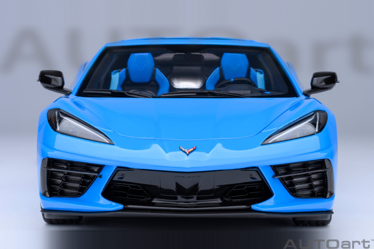 1/18 AUTOart Chevrolet Corvette C8 Stingray Z51 (Rapid Blue) Car