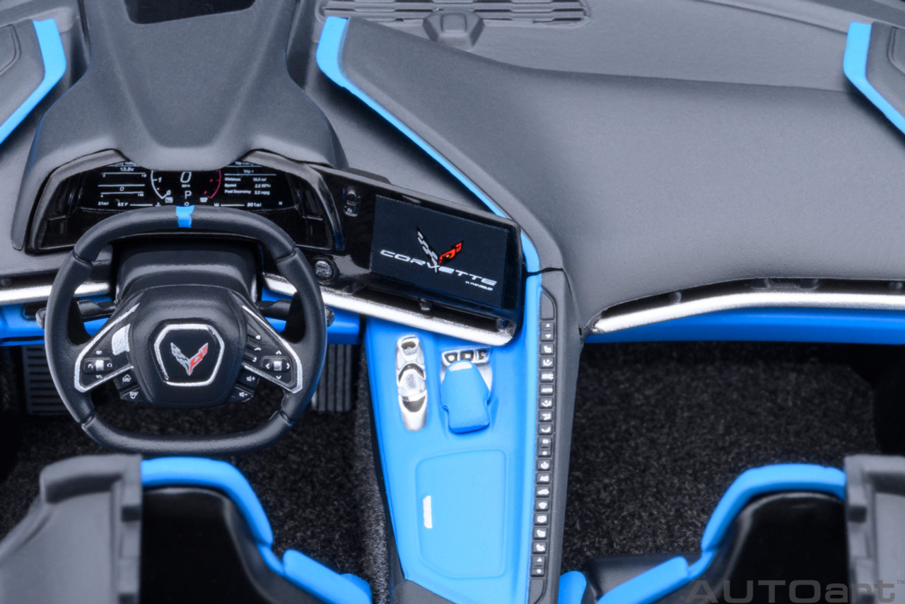 1/18 AUTOart Chevrolet Corvette C8 Stingray Z51 (Rapid Blue) Car