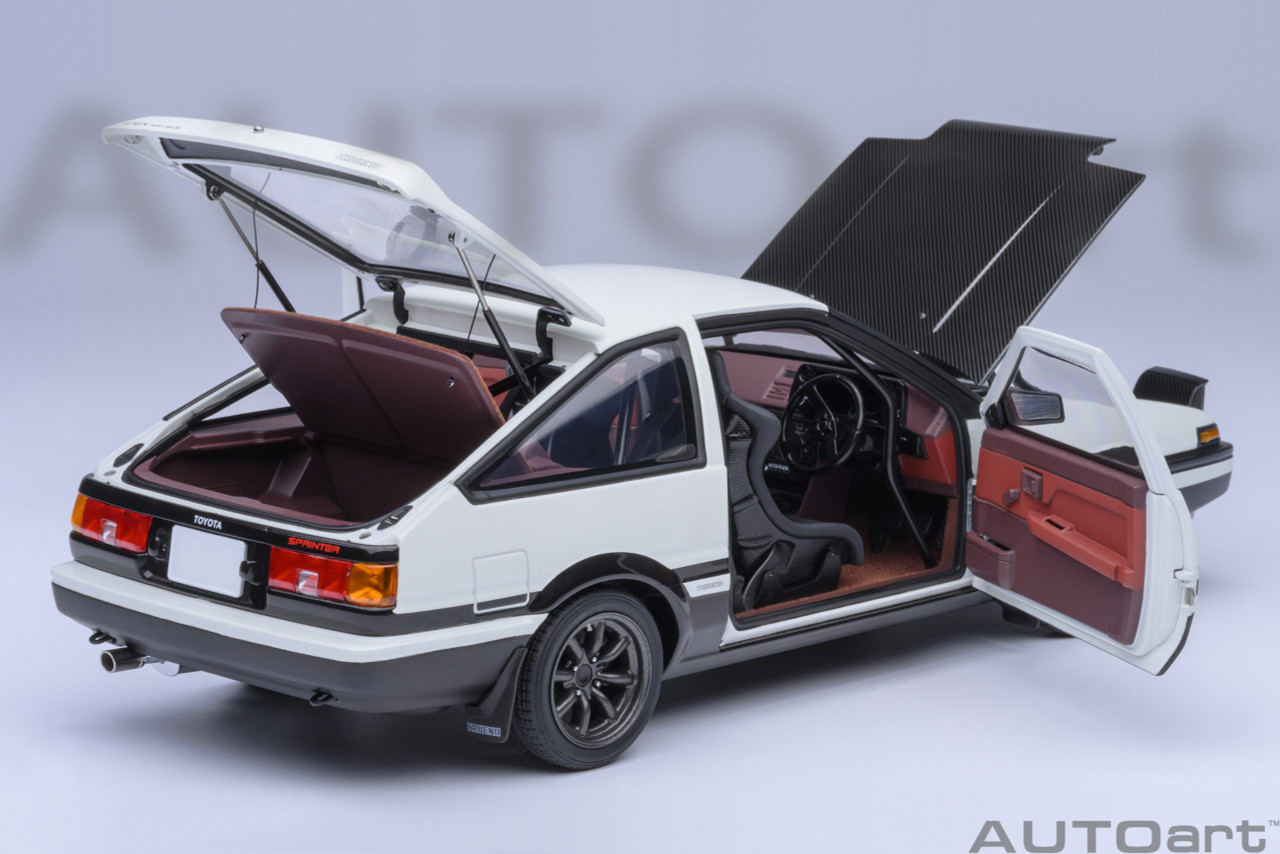 1/18 AUTOart Toyota Sprinter Trueno (AE86) "Initial D" Project D Final Version Car Model