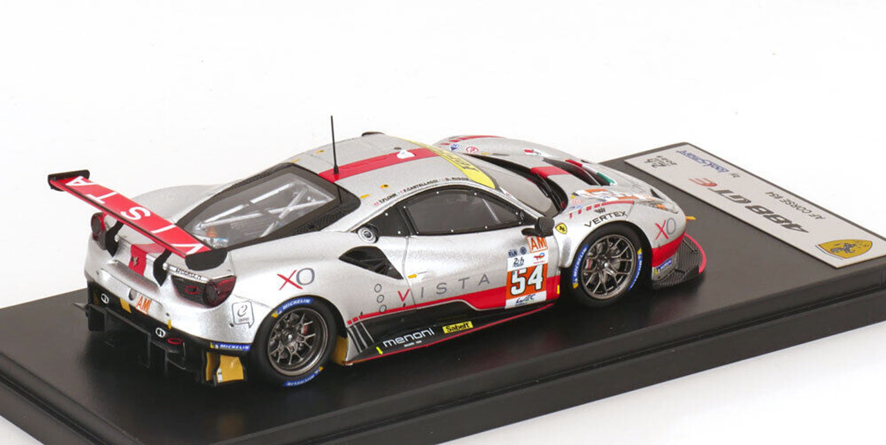 1/43 Looksmart 2023 Ferrari 488 GTE Evo #54 24h LeMans AF Corse Thomas Flohr, Francesco Castellacci, Davide Rigon Car Model