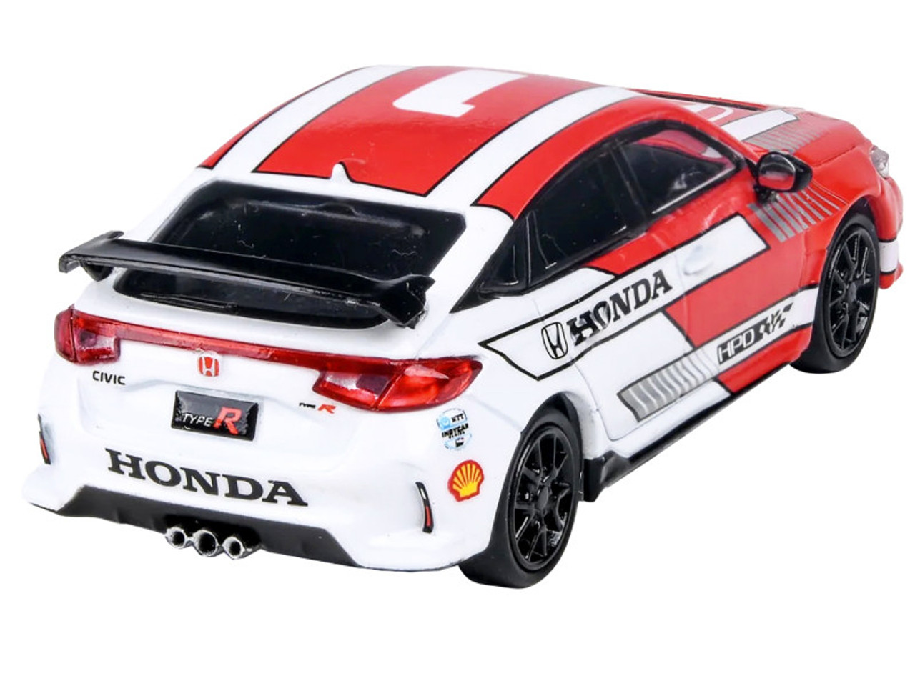 1/64 Paragon 2023 Honda Civic Type R FL5 Pace Car Diecast Car Model