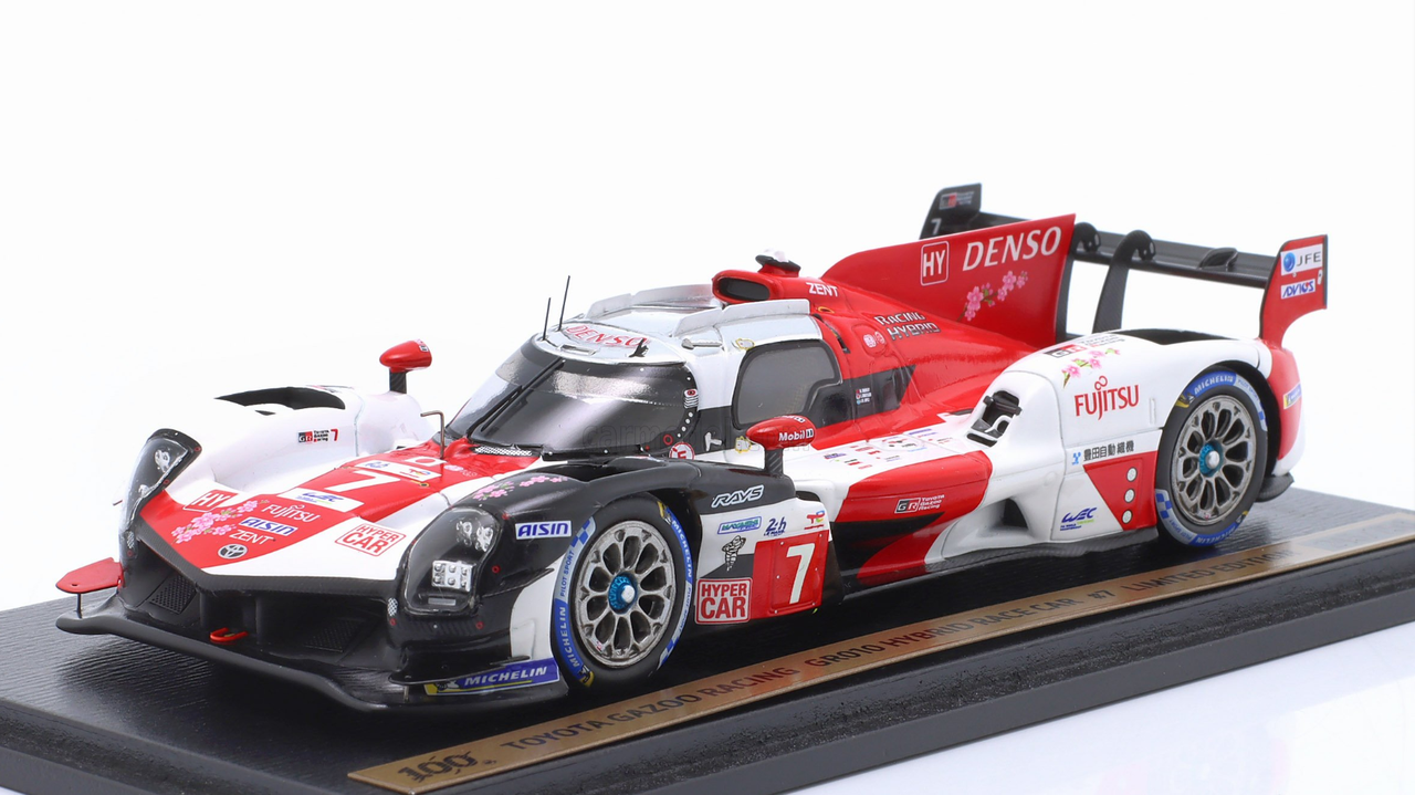 1/43 Spark 2023 Toyota GR010 Hybrid #7 24h LeMans Toyota Gazoo Racing Mike Conway, Kamui Kobayashi, Jose Maria Lopez Car Model