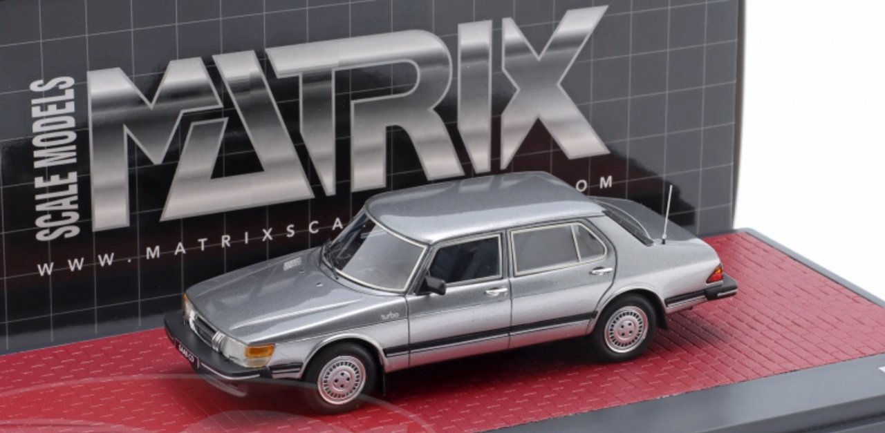 1/43 Matrix 1981-1984 Saab 900 CD (Silver) Car Model